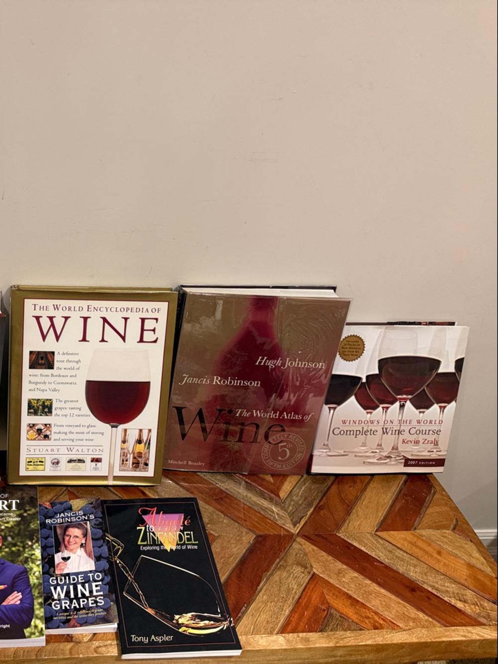 Wine Book Set - Red and Brown Covers